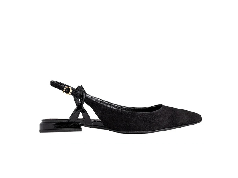 Balerini 3666 Velur & Naplac Negru