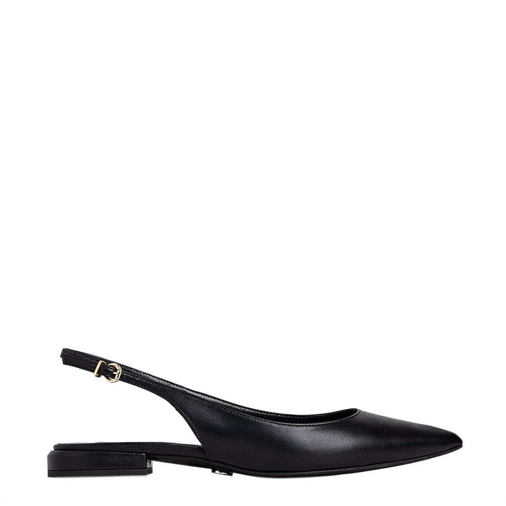 Balerini Guban model 3671 piele naturala nappa negru