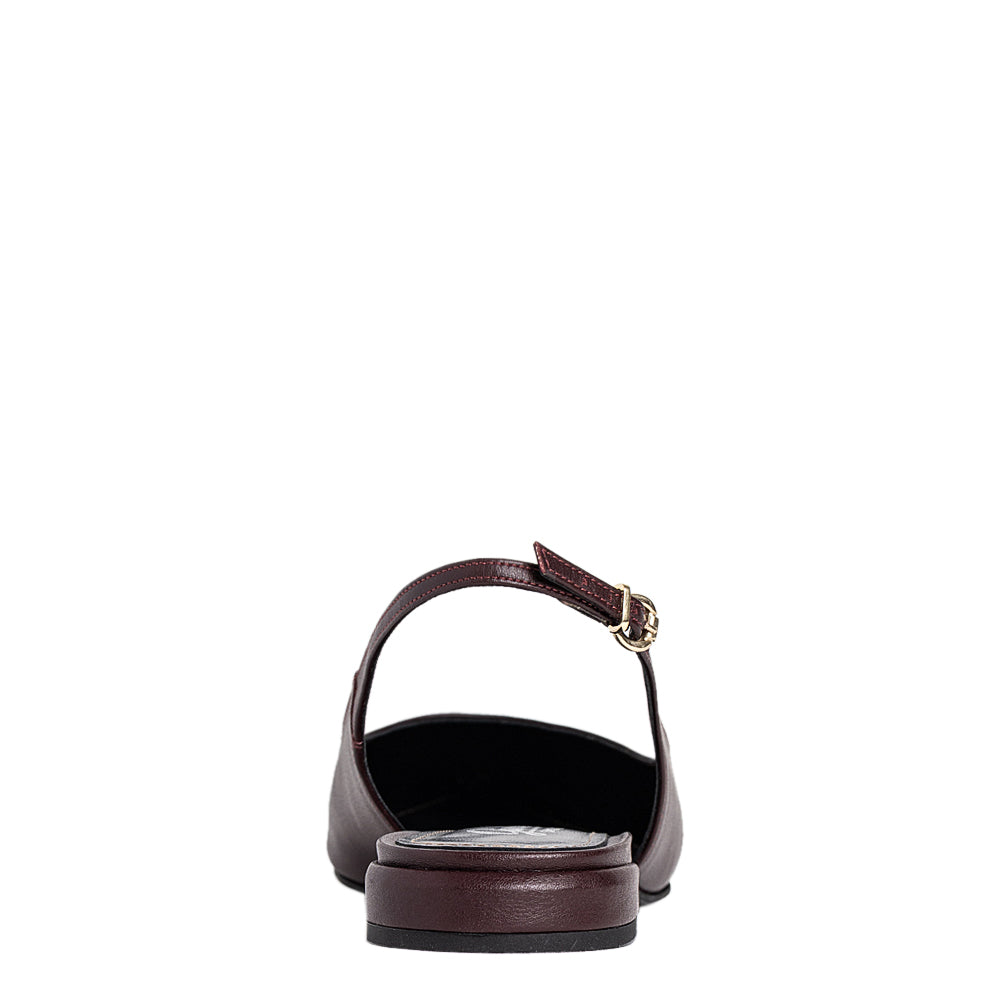 Balerini Guban model 3671 piele naturala nappa bordo