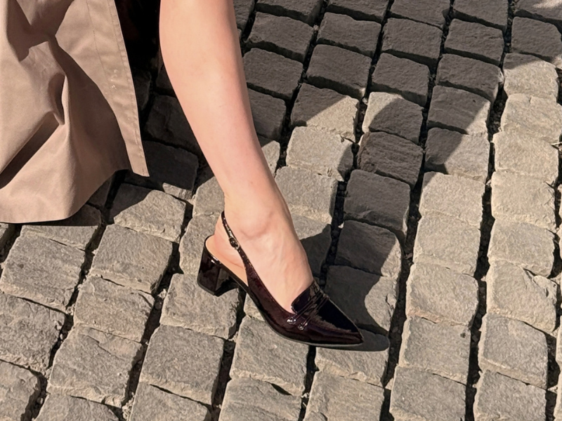 Pantofi 3678 Naplac Bordo