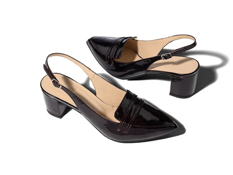 Pantofi 3678 Naplac Bordo