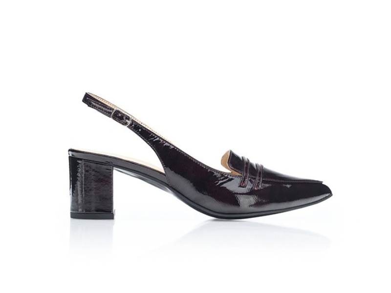 Pantofi 3678 Naplac Bordo
