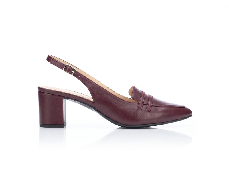 Pantofi 3678 Nappa Bordo