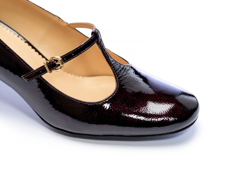 Pantofi 3694 Naplac Bordo