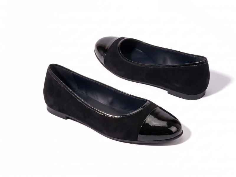 Balerini 3699 Velur & Naplac Negru