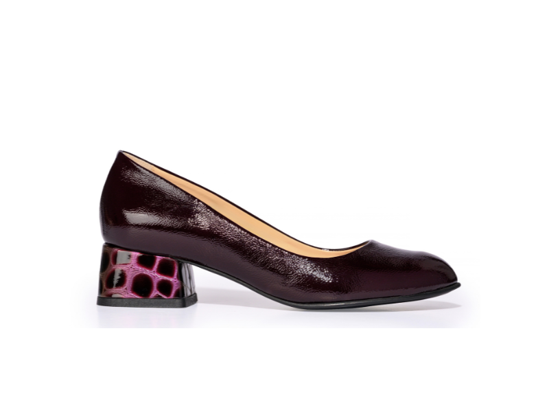 Pantofi 3701 Naplac Bordo