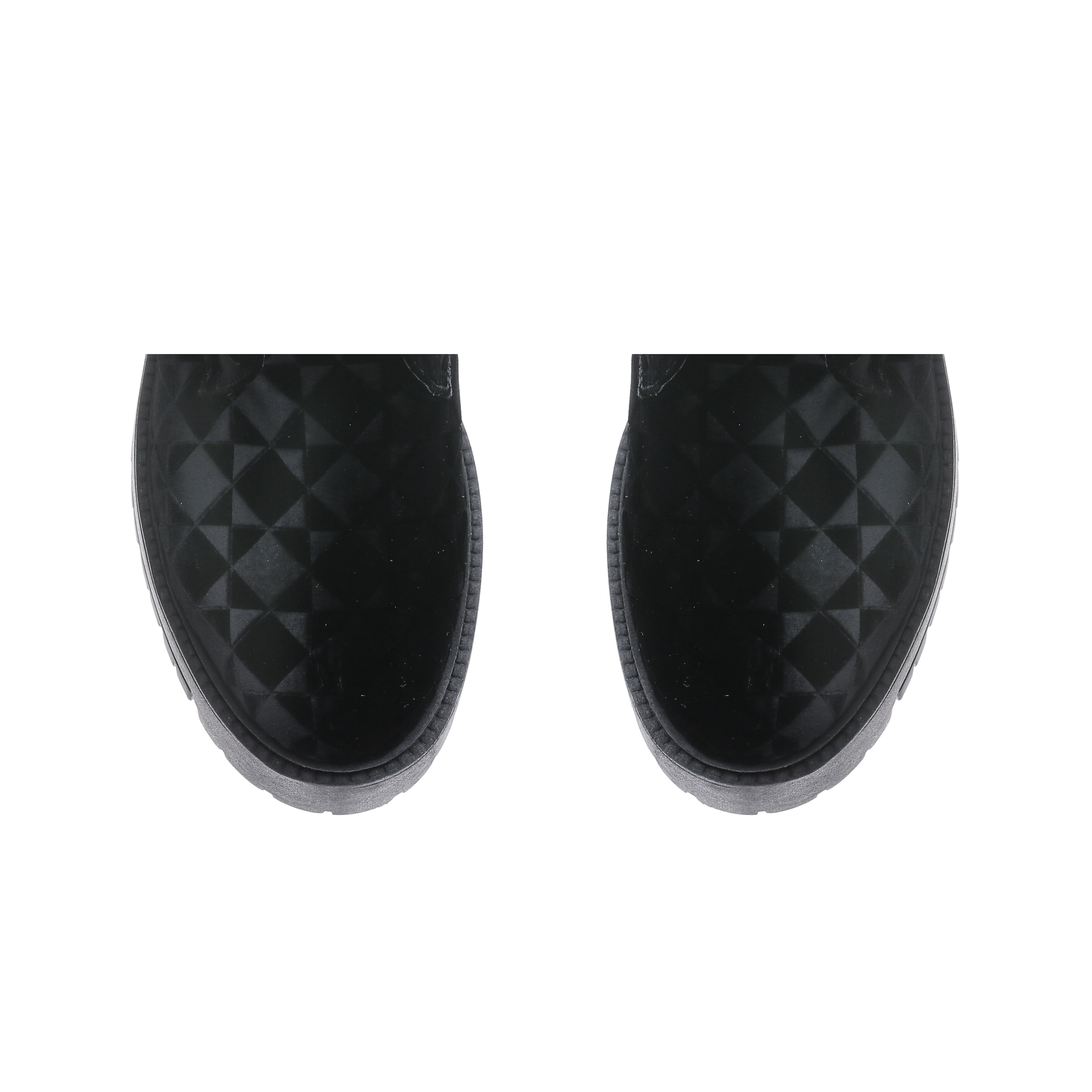 Bocanc dama Guban 3528 material sintetic velurat negru