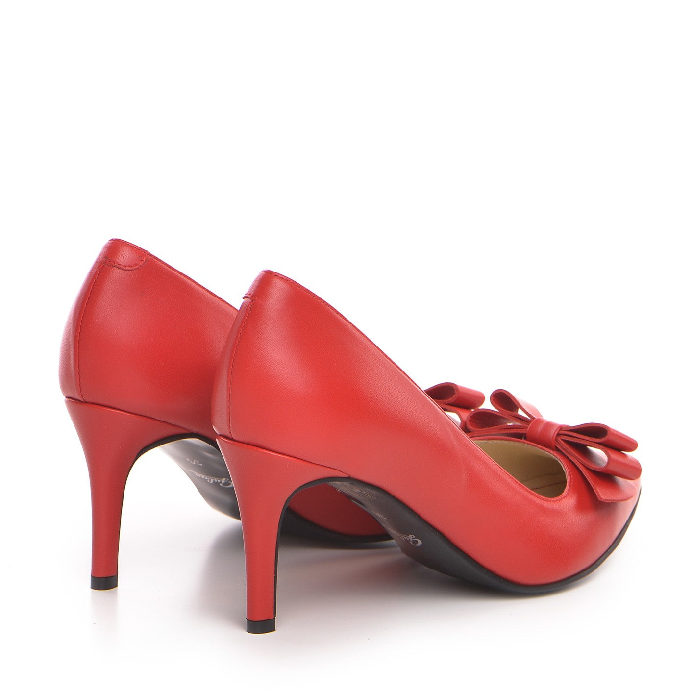 Pantofi dama Guban model 1257 piele nappa rosu