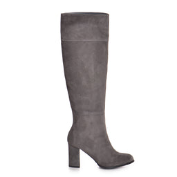 Cizme dama Guban model 1502 piele velur gri