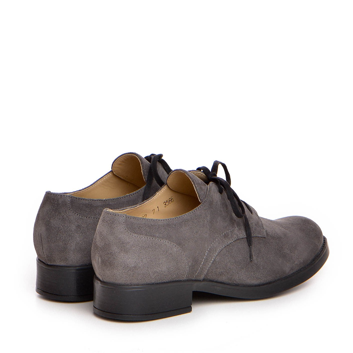 Pantofi de dama Guban Oxford model 3566 velur gri