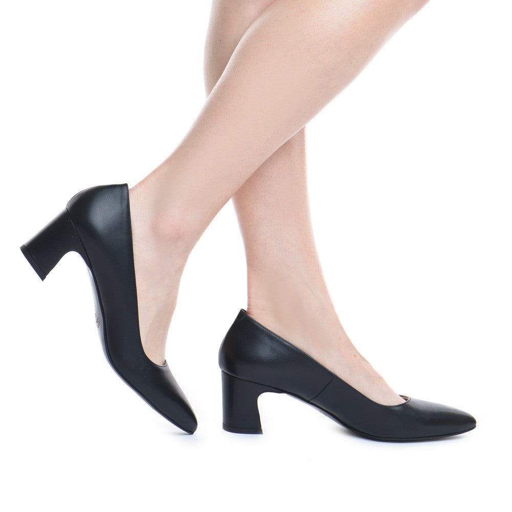 Pantofi dama Guban model 3584 nappa negru