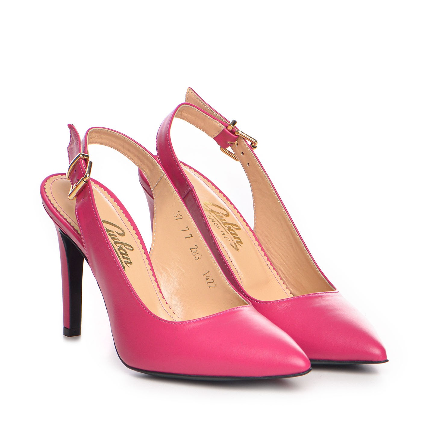 Pantofi dama Guban model 1422 nappa magenta