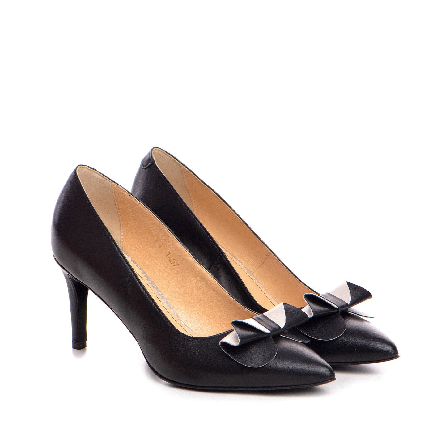 Pantofi dama Guban model 1407 piele nappa negru