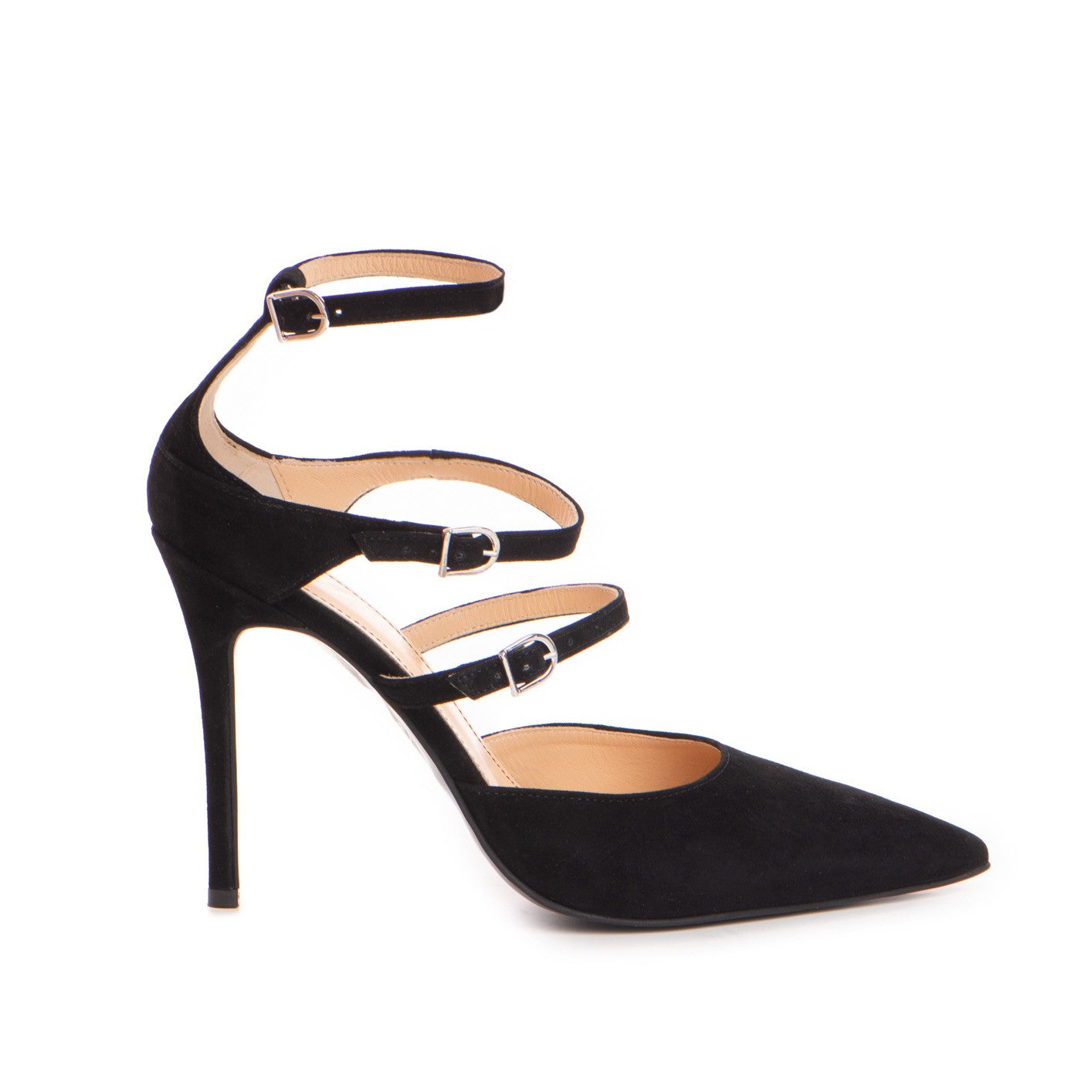 Pantofi dama Guban model 1425 piele velur negru