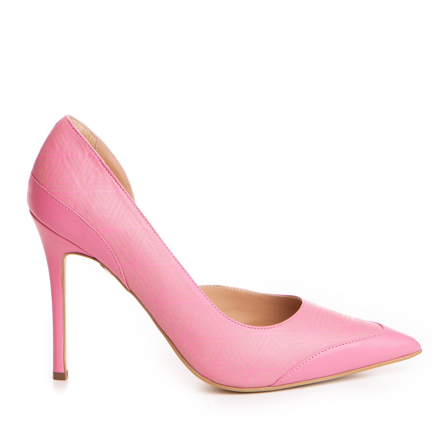 Pantofi dama Guban model 1269 piele nappa cyclamen