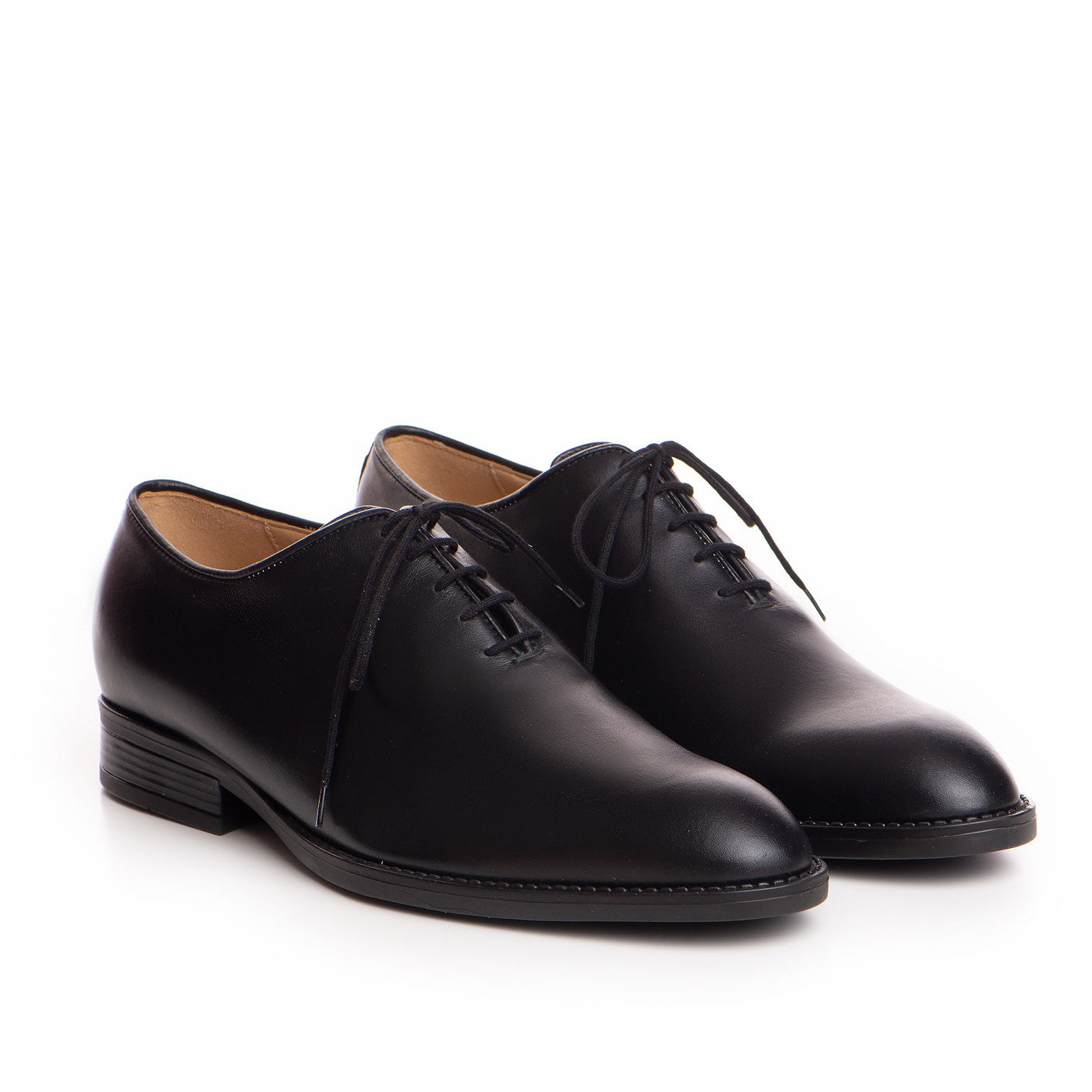 Pantofi barbati Guban model 002 piele naturala box negru