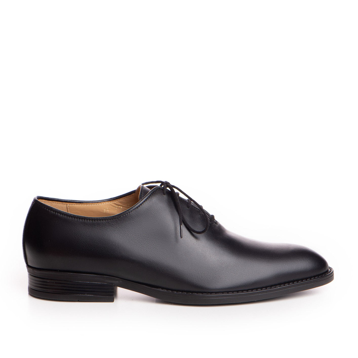 Pantofi barbati Guban model 002 piele naturala box negru