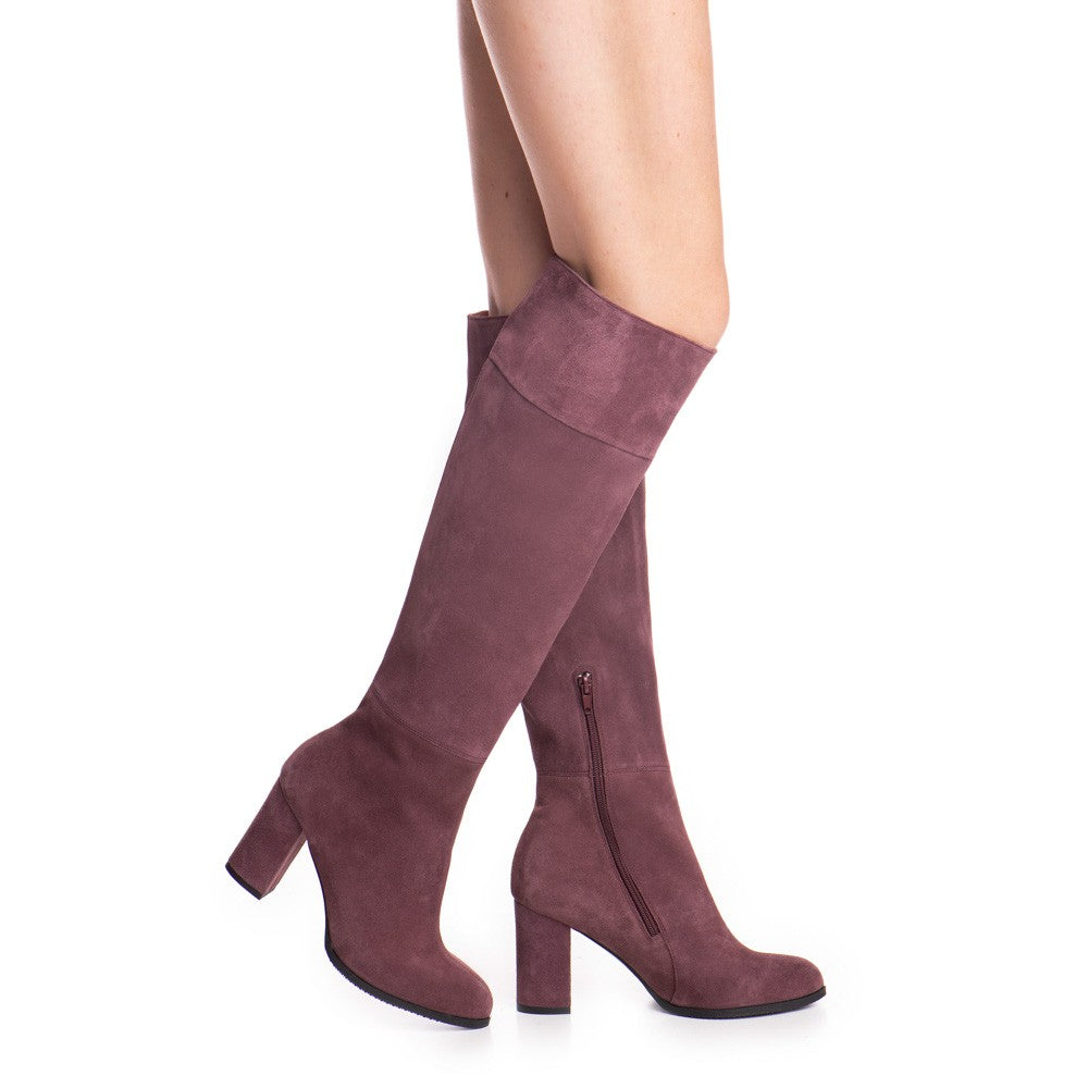 Cizme dama Guban model 1502 velur mov