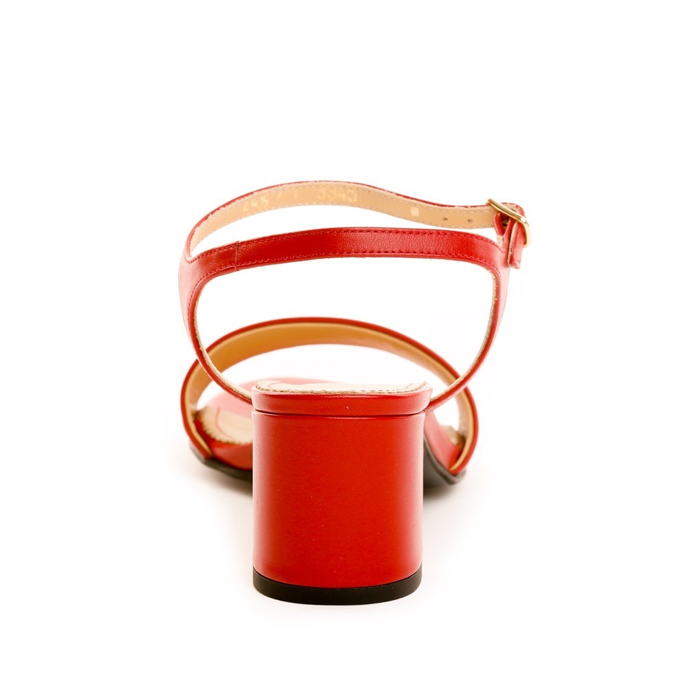 Sanda dama Guban 3545 nappa rosu/lac rosu