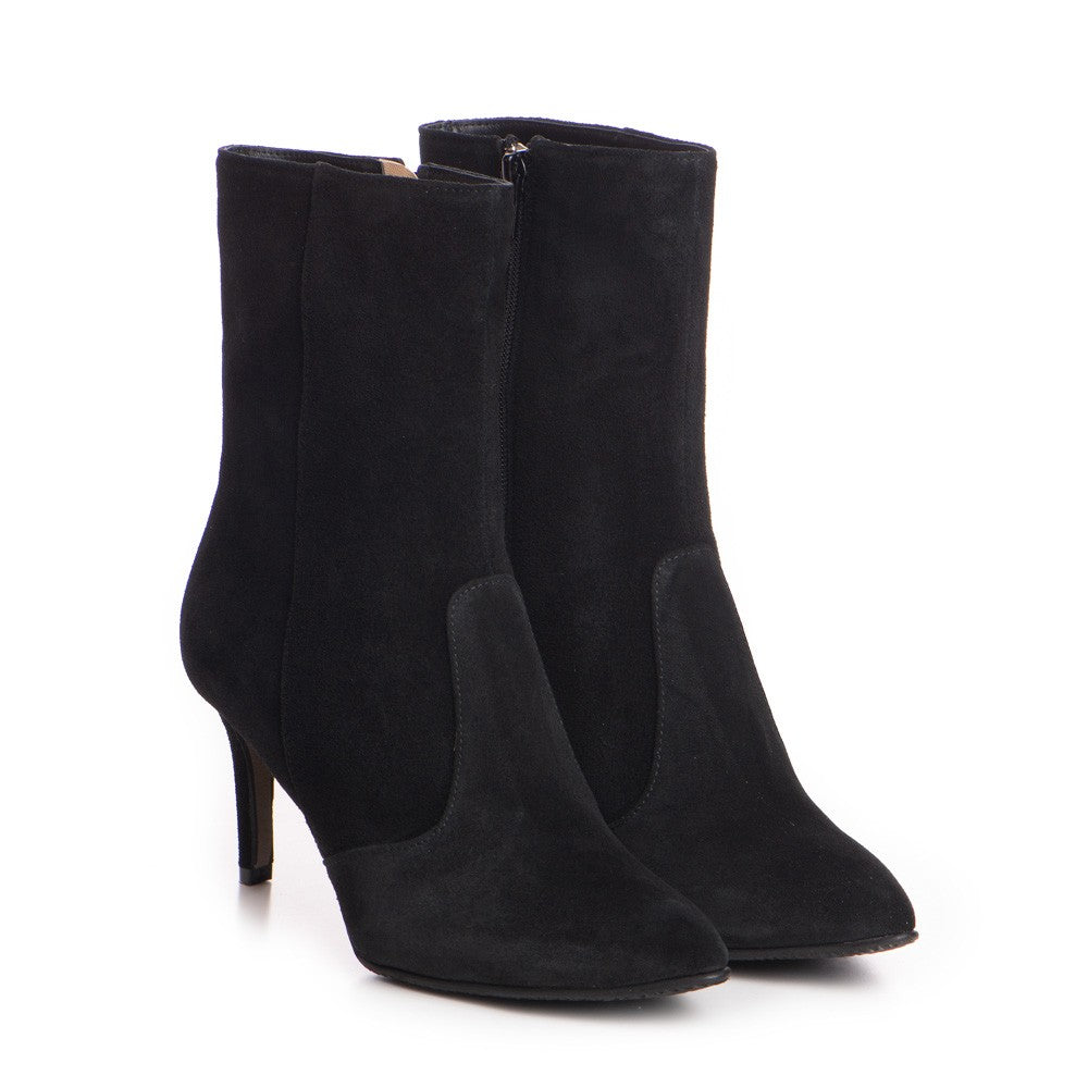 Botine dama Guban model 3125 velur negru