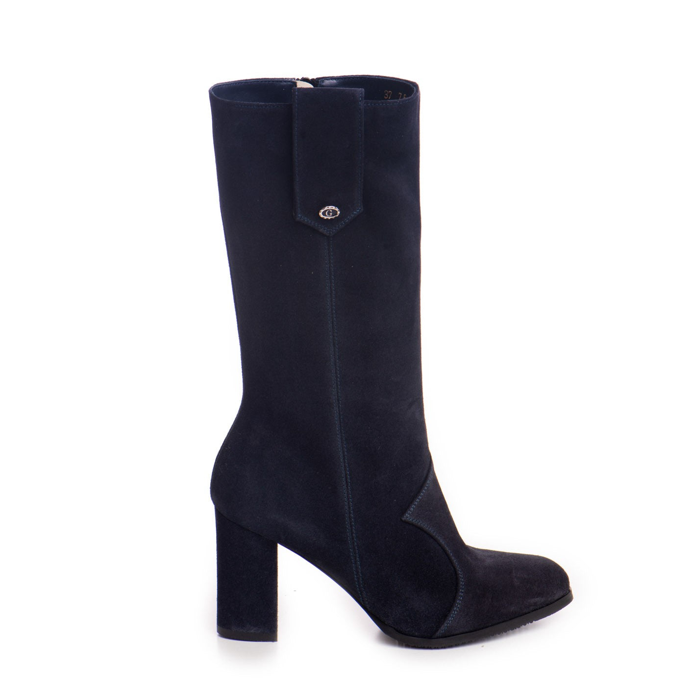 Cizme dama Guban model 3172 velur bleumarin