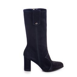 Cizme dama Guban model 3172 velur bleumarin