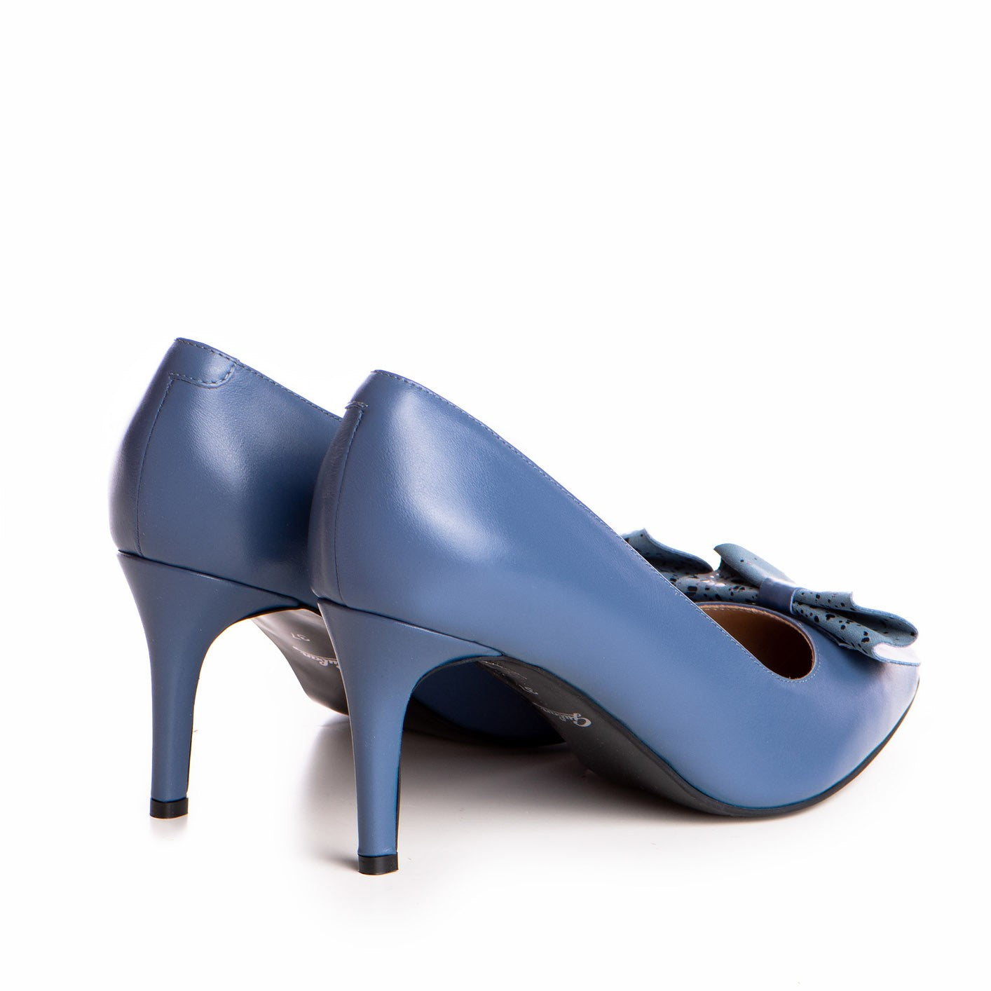 Pantofi dama Guban model 1407 piele nappa albastru