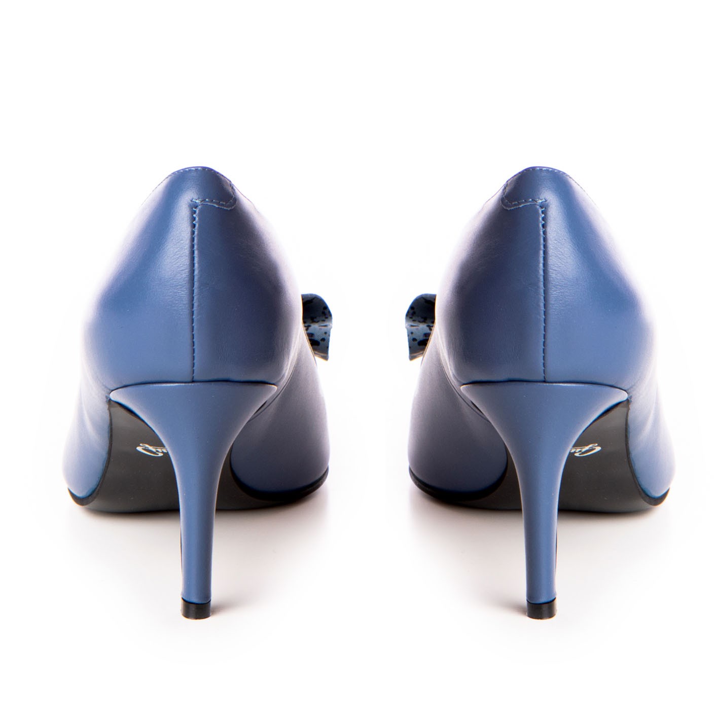 Pantofi dama Guban model 1407 piele nappa albastru