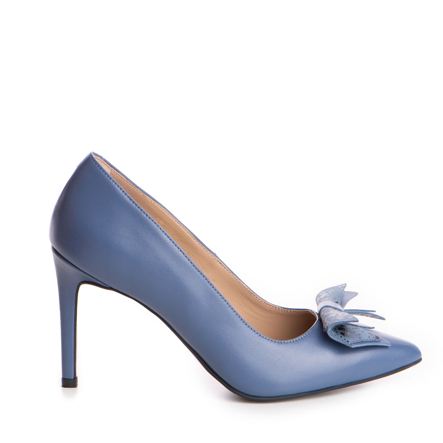 Pantofi dama Guban model 1340 nappa albastru