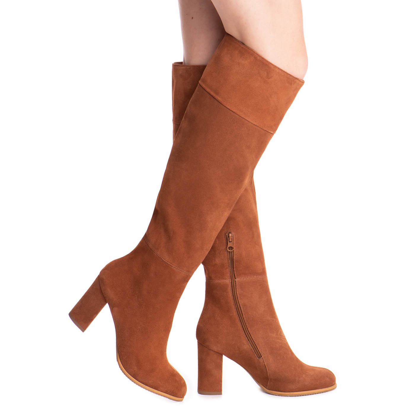 Cizme dama Guban model 1502 velur coniac