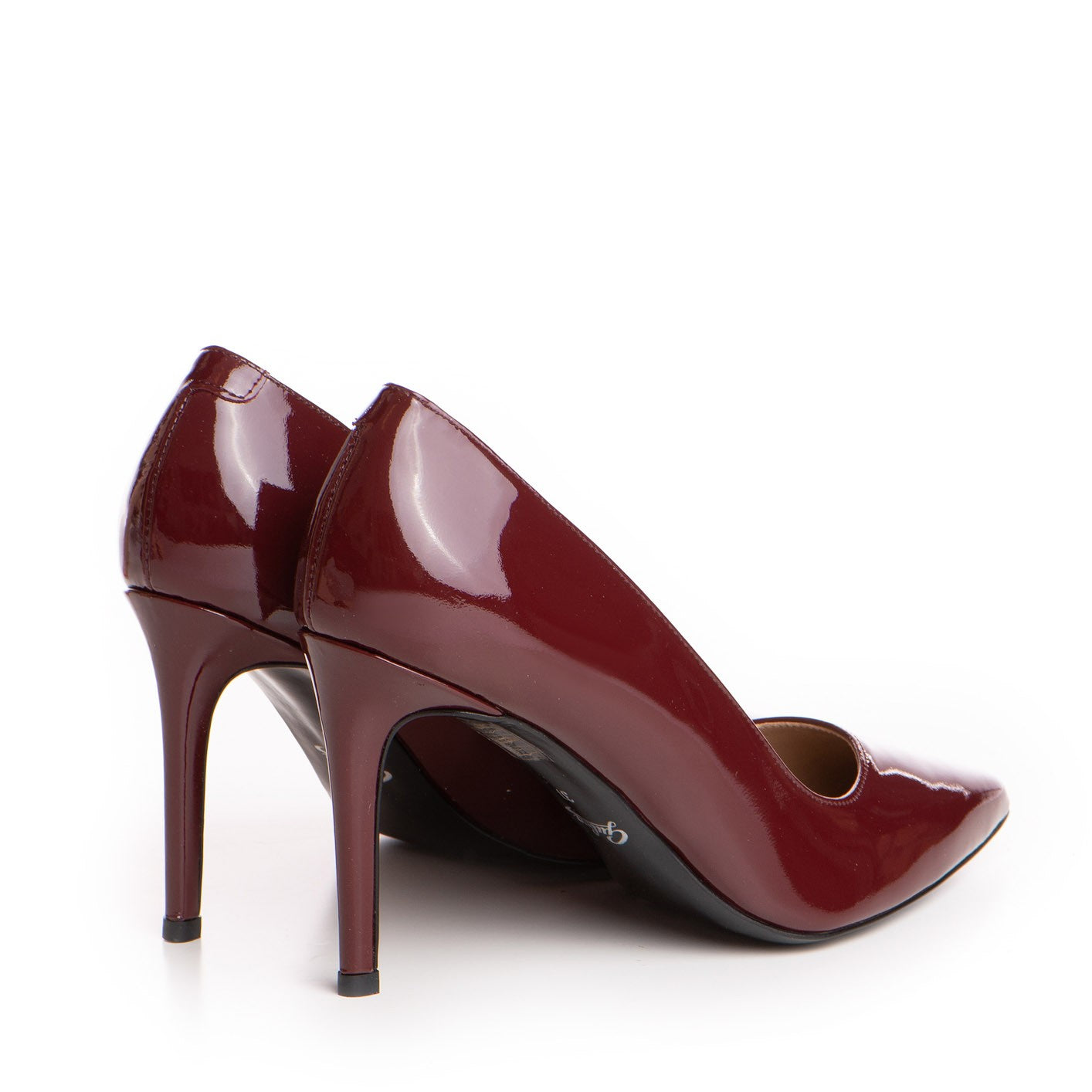 Pantofi dama Guban model 1206 piele lac bordo