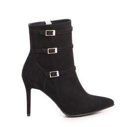 Botine dama Guban model 1458 velur negru