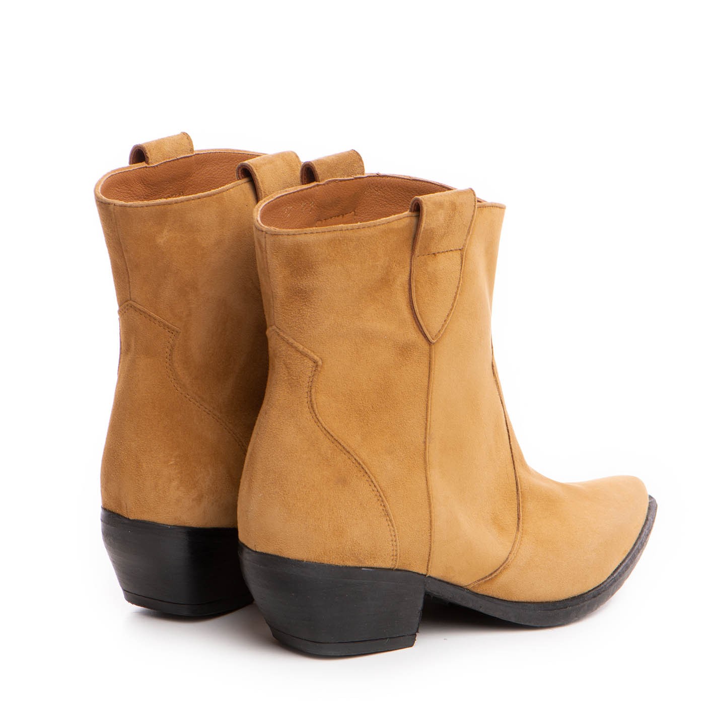 Ciocate dama Guban model 3537 piele velur camel