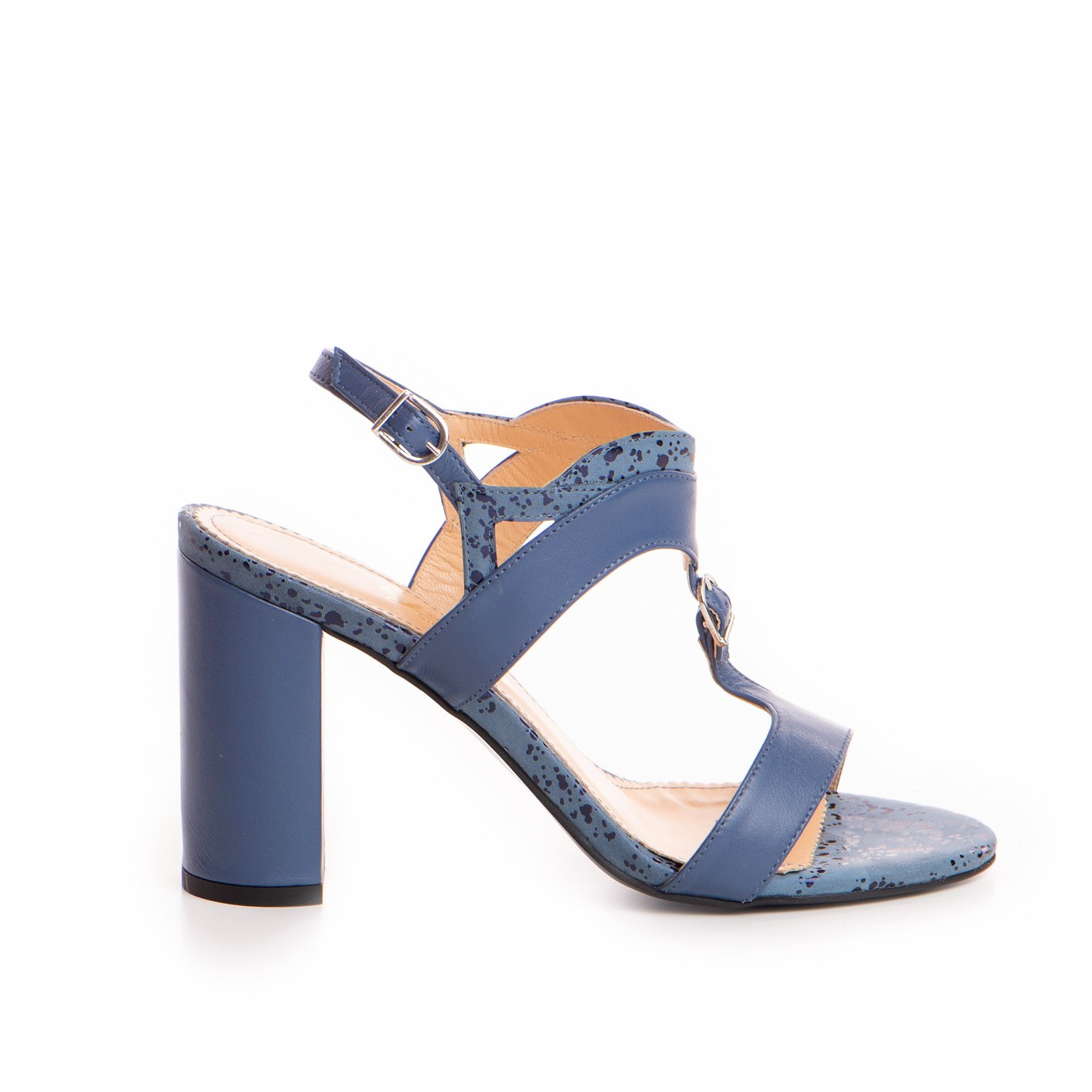 Sandale dama Guban model 3616 nappa albastru