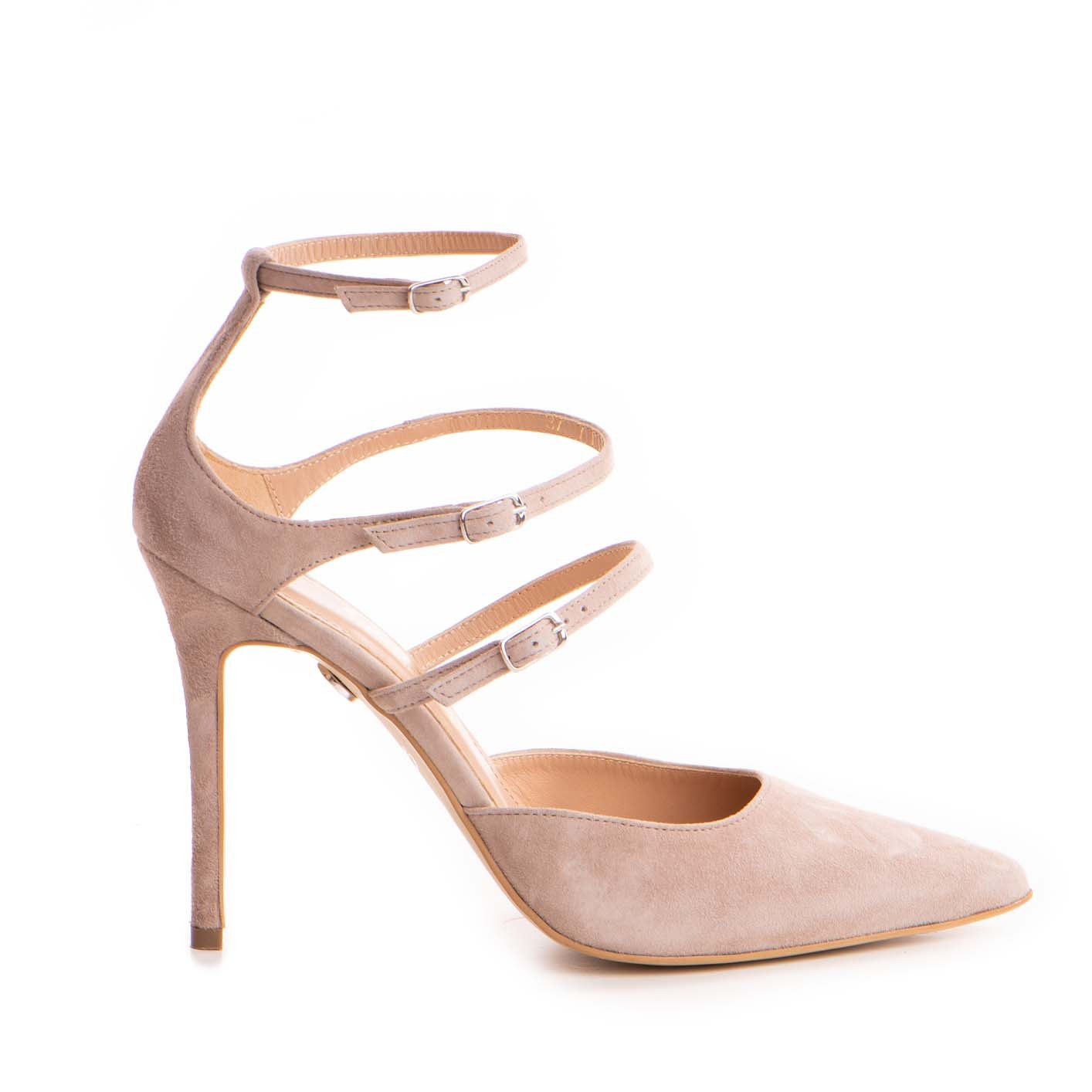 Pantofi dama Guban model 1425 piele velur bej