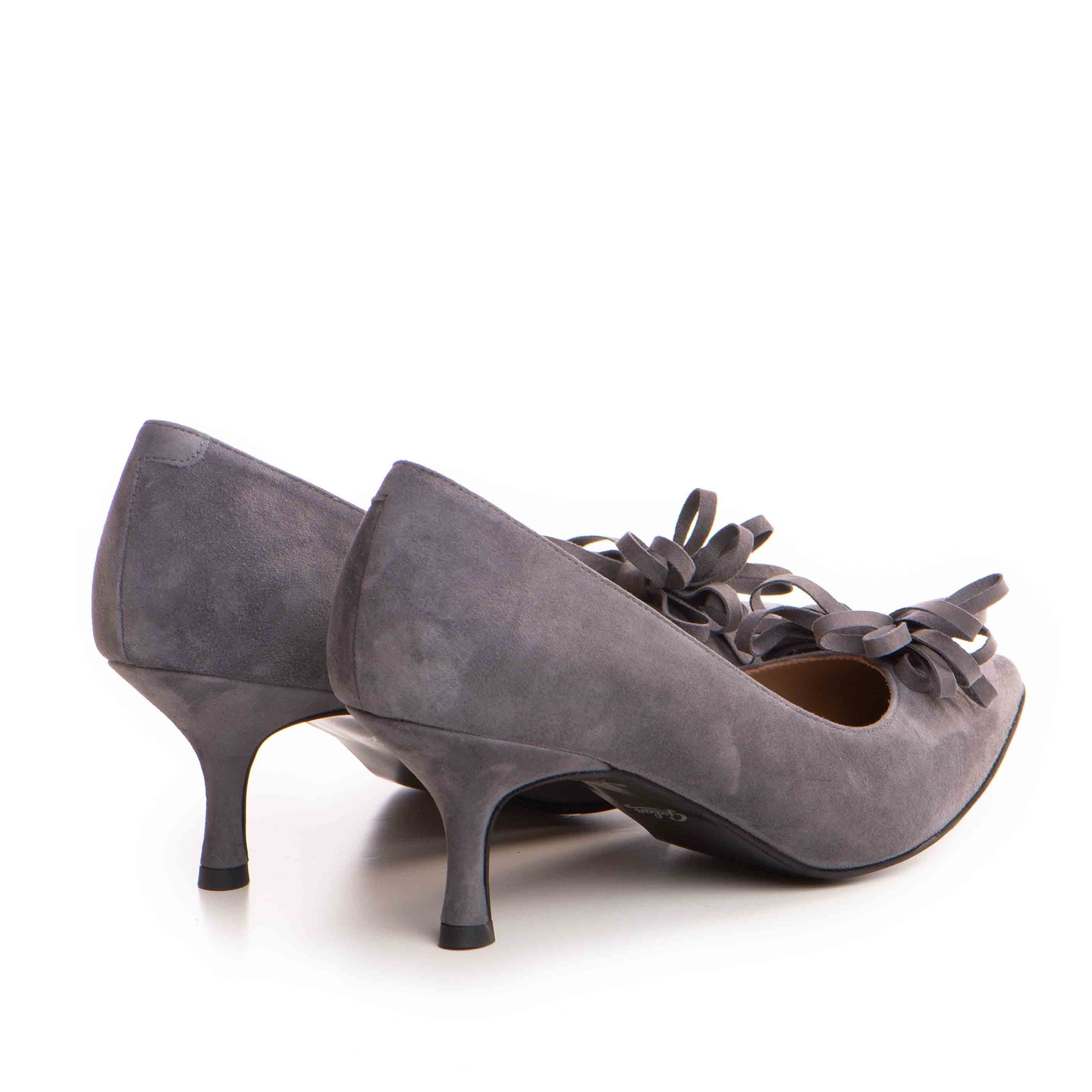 Pantofi dama Guban model 1479 velur gri