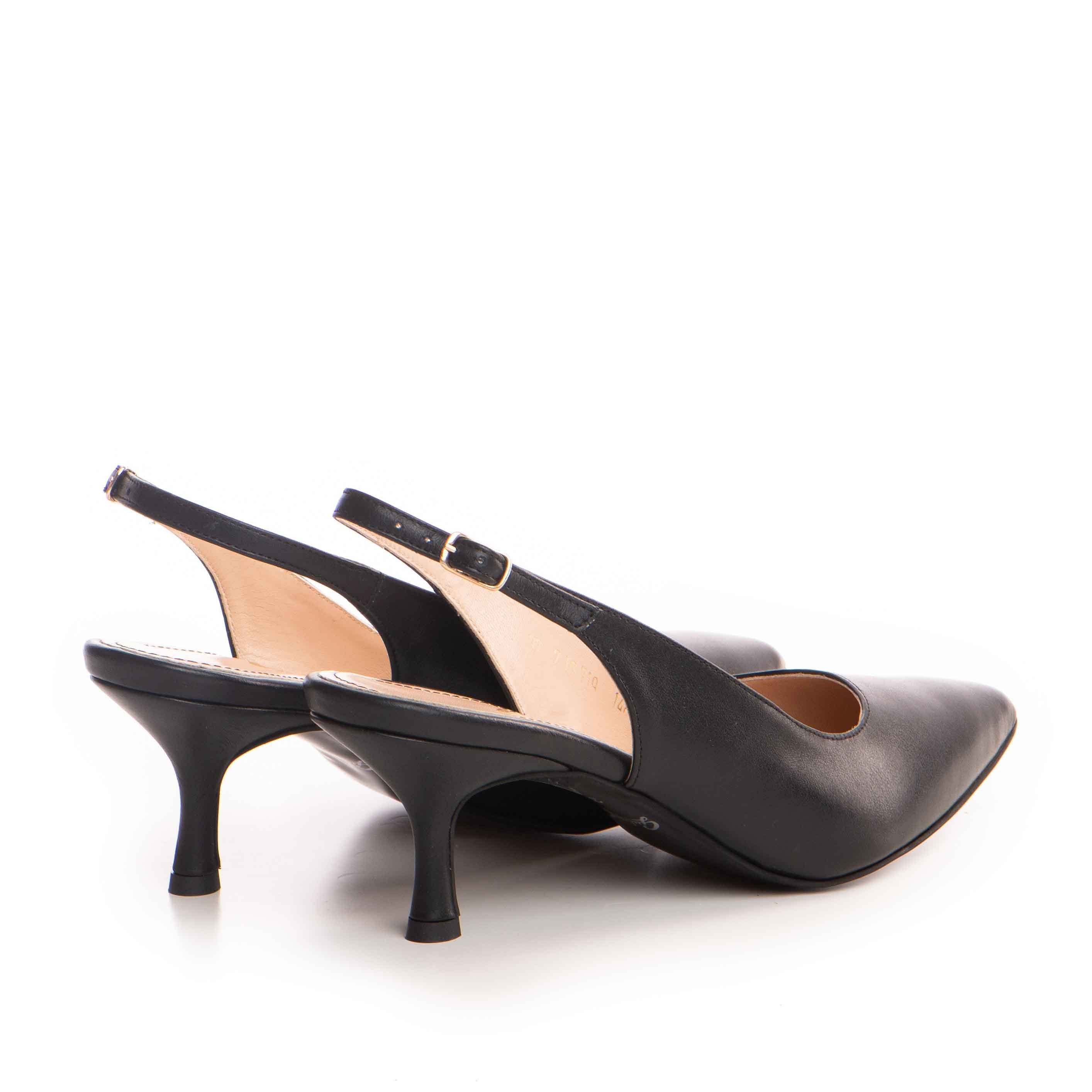 Pantofi dama Guban model 1489 nappa negru