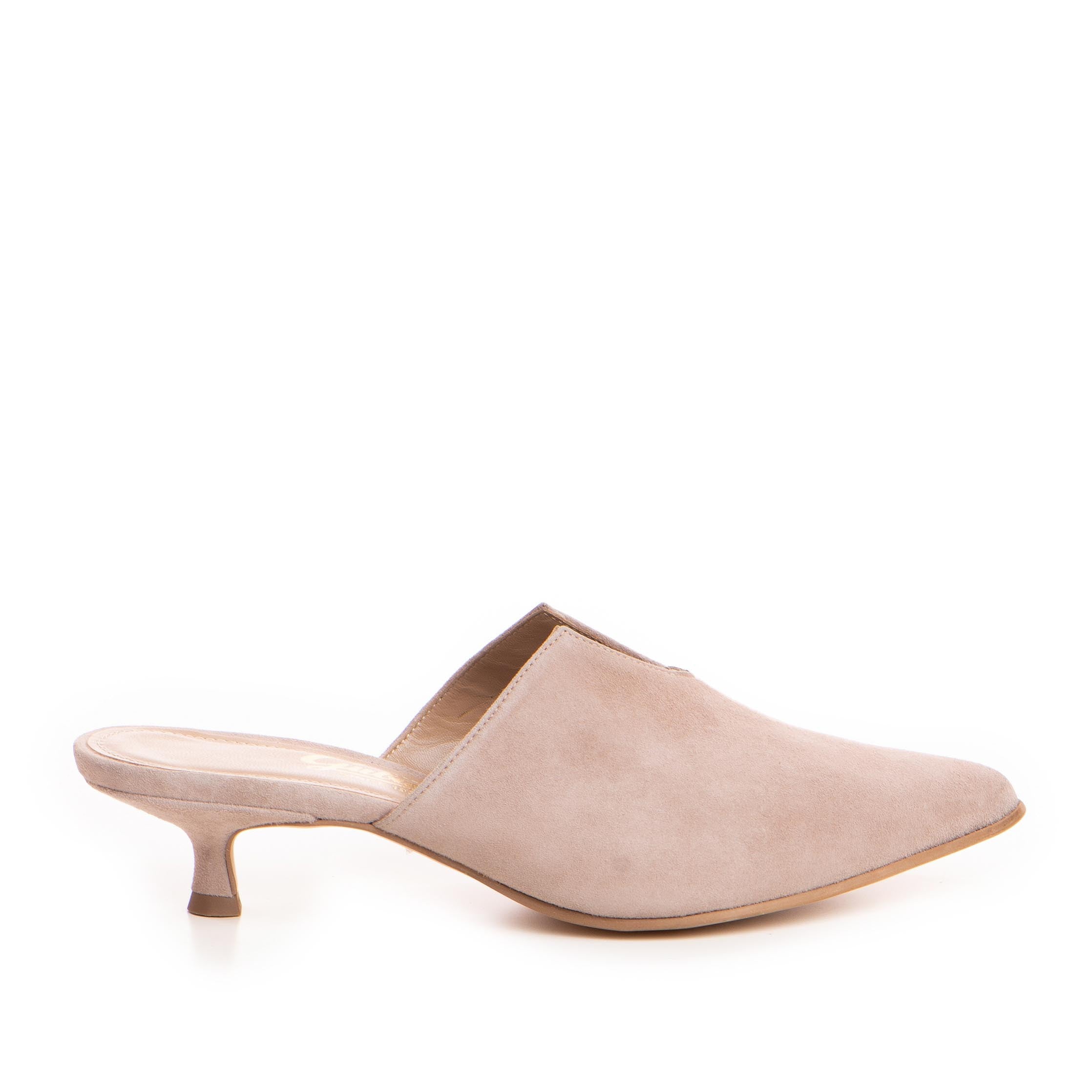 Saboti dama Guban model 1473 piele velur bej