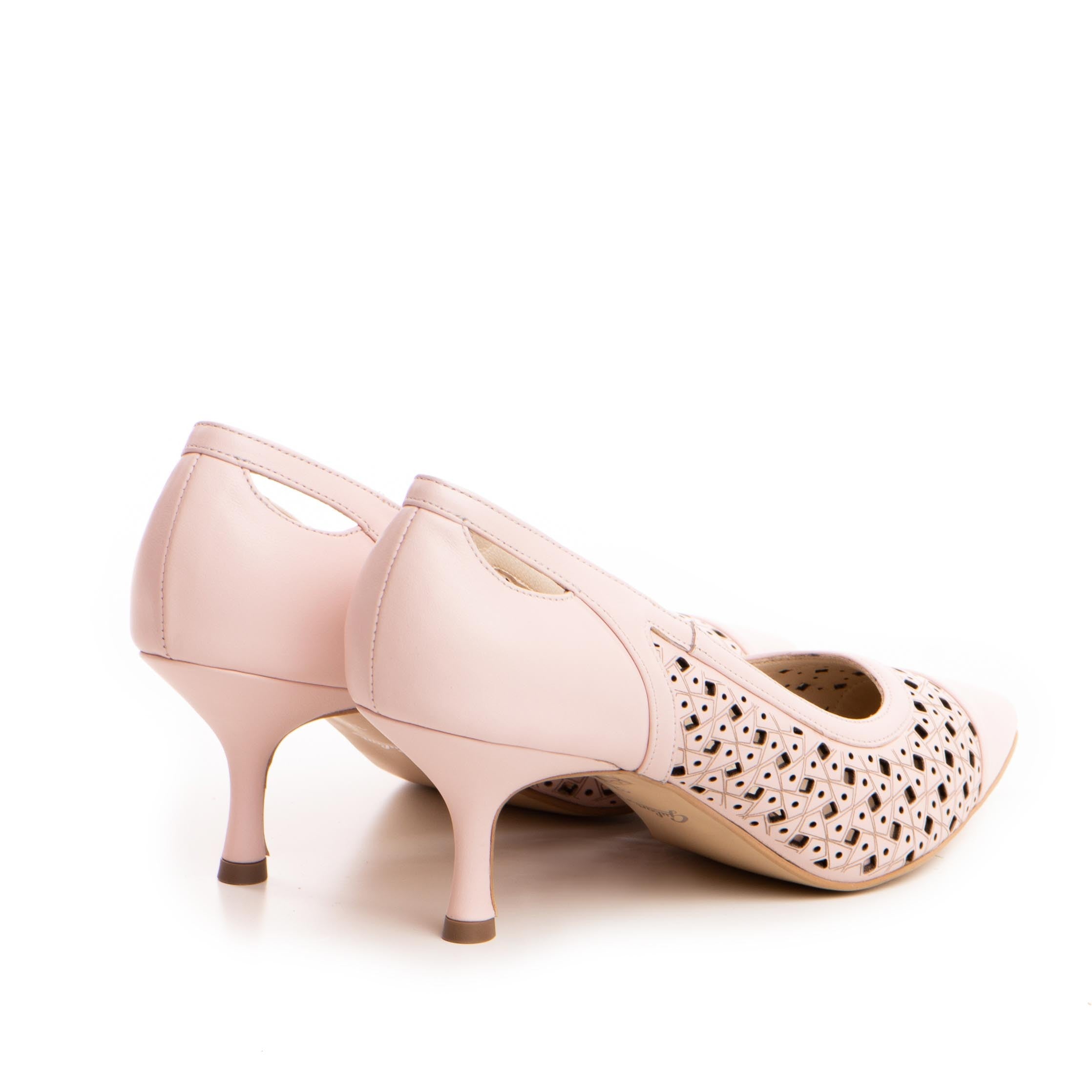 Pantofi dama Guban model 1481 nappa roz barbie