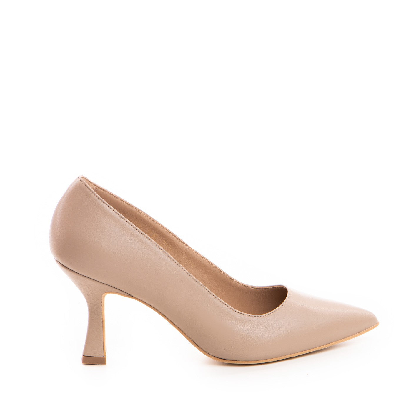 Pantofi dama Guban model 1375 piele nappa taupe