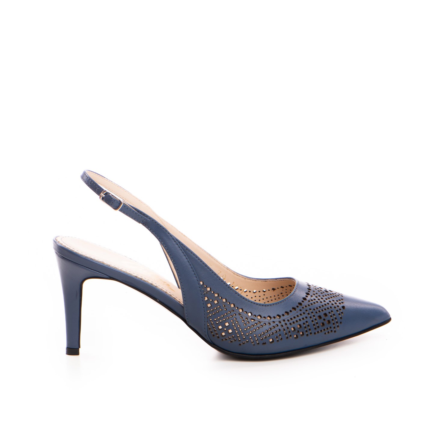 Pantofi dama Guban model 1461 piele nappa albastru