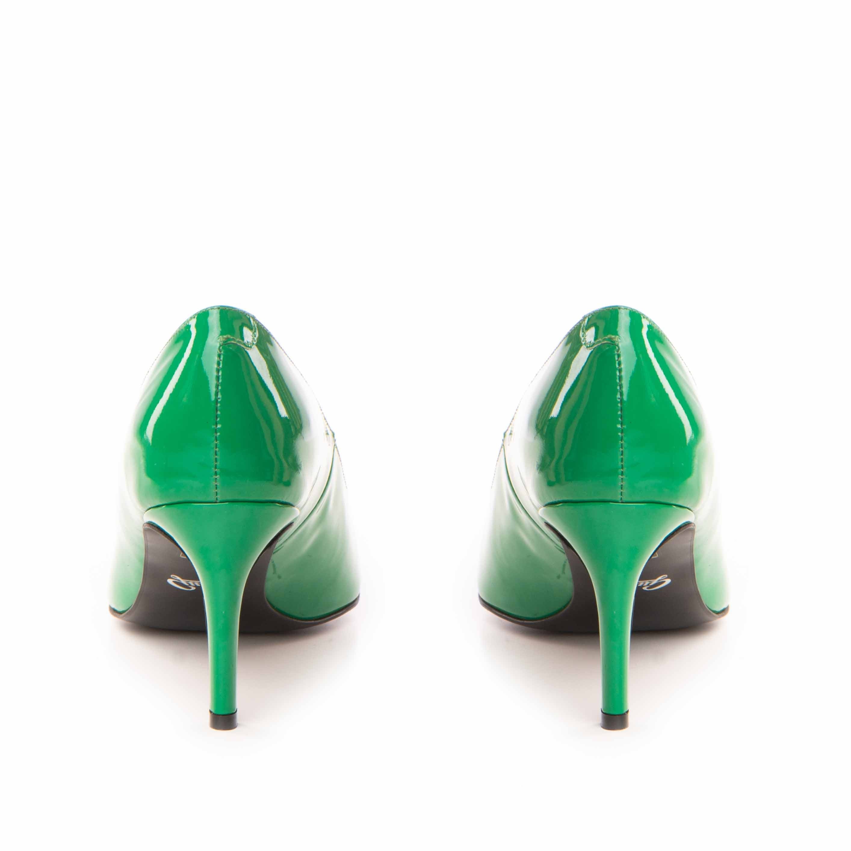 Pantofi dama Guban model 1218 piele lac verde