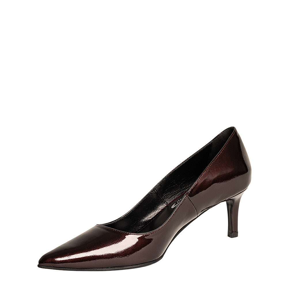 Pantofi dama Guban model 1591 piele naplac bordo