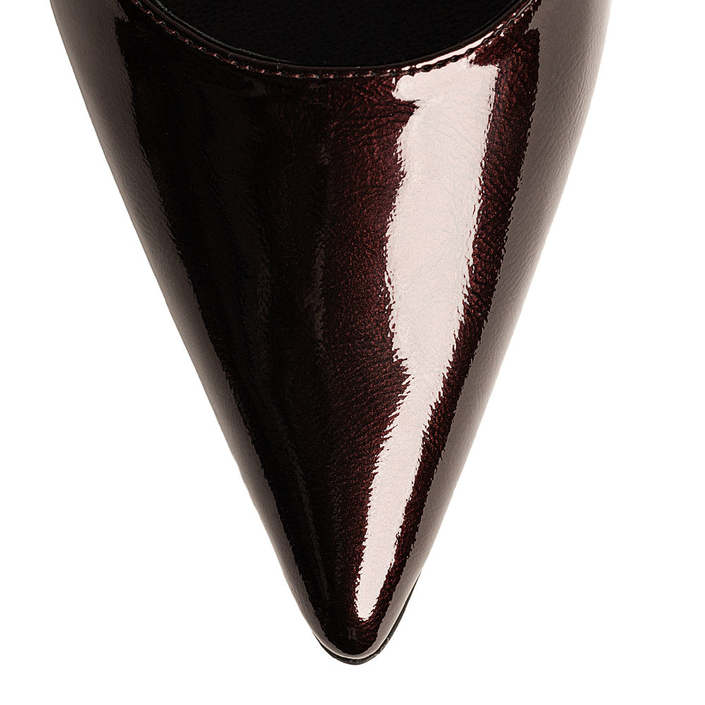 Pantofi dama Guban model 1591 piele naplac bordo