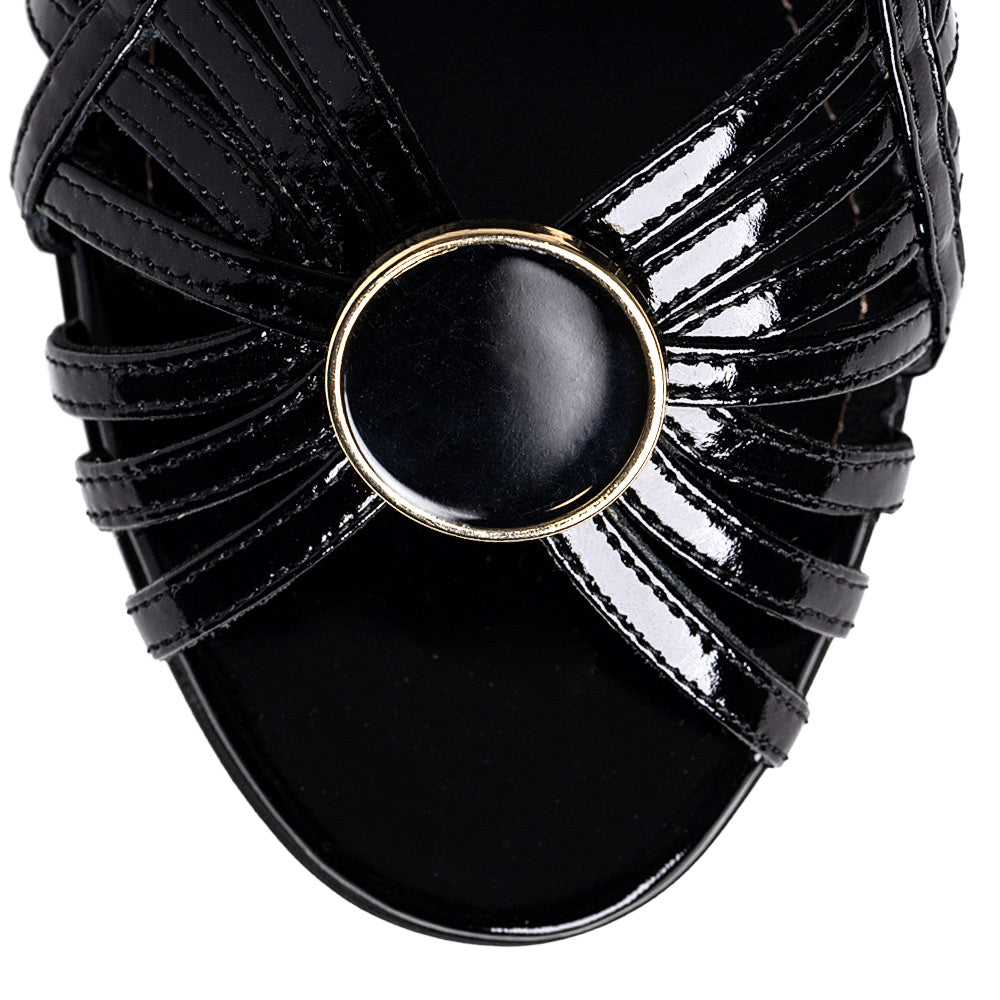 Sandale dama Guban model 3675 naplac negru