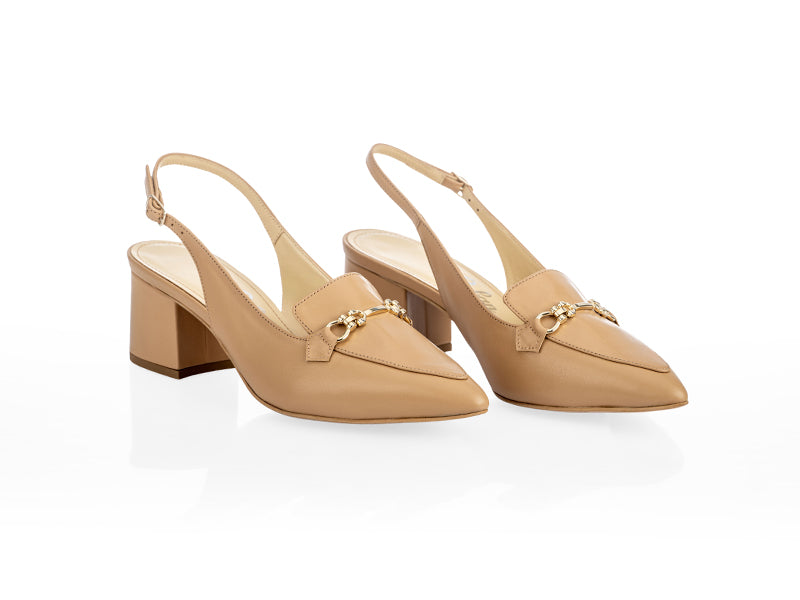 Pantofi 3698 Nappa Capuccino
