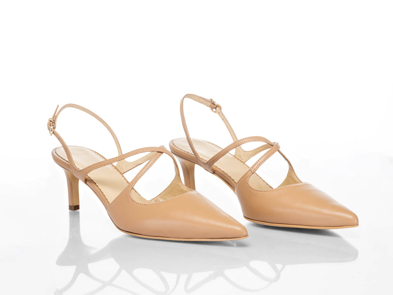 Pantofi 1590 Nappa Capuccino