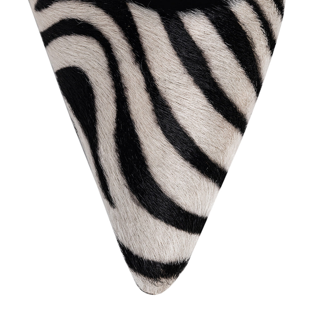 Pantofi dama Guban model 1578 piele ponei print zebra