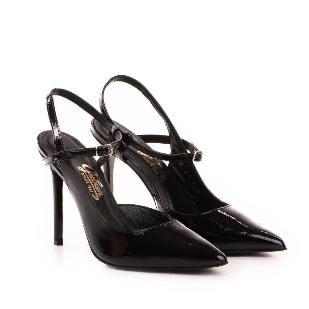 Pantofi dama Guban model 1459 naplac negru