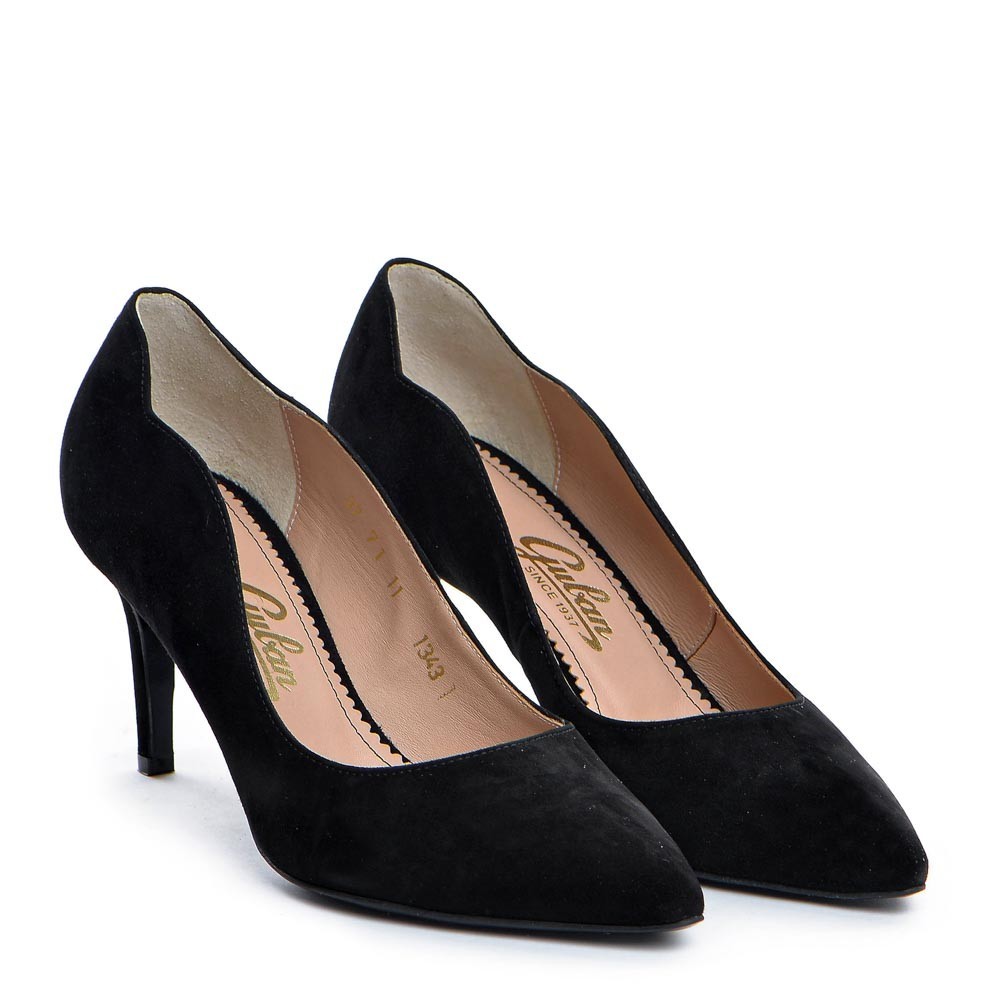 Pantofi de dama Guban 1343 velur negru